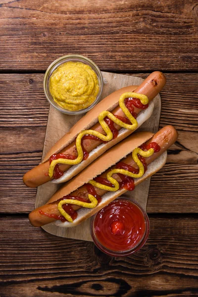 Homemade Hot Dogs — Stock Photo, Image