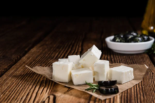 Formaggio feta fresco — Foto Stock