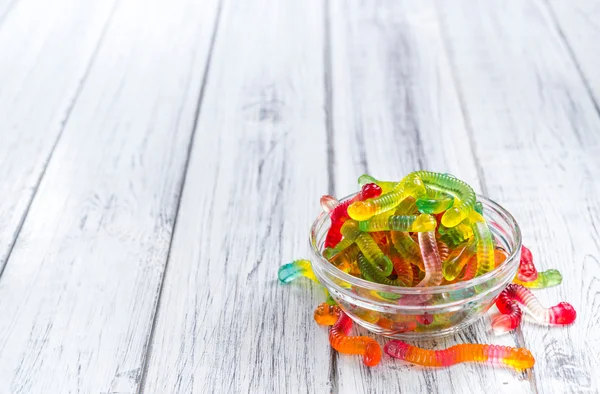 Része a Gummi cukorkák — Stock Fotó