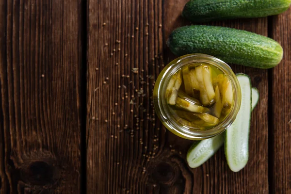 Rodajas Pepinos en escabeche —  Fotos de Stock