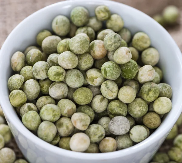 Heap of dried green Peas — Stock Photo, Image