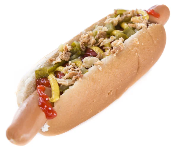 Házi készítésű Hot Dog — Stock Fotó