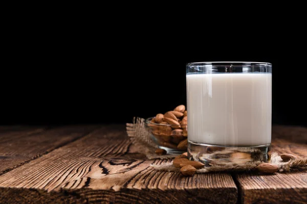 Zdravé mandlové mléko — Stock fotografie