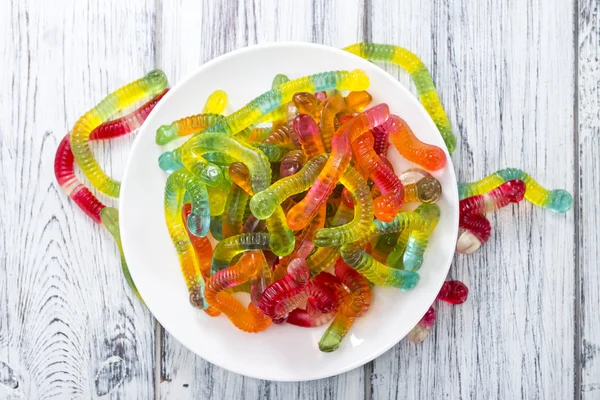 Gummi 사탕, 웜 — 스톡 사진