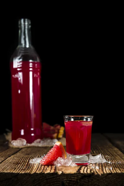 Bicchierino con Liquore al Pompelmo — Foto Stock