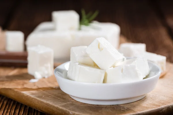 Queso feta fresco — Foto de Stock