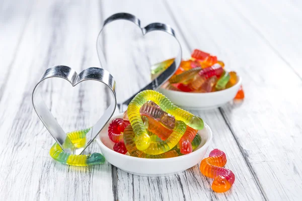 Gummi cukorka, férgek — Stock Fotó