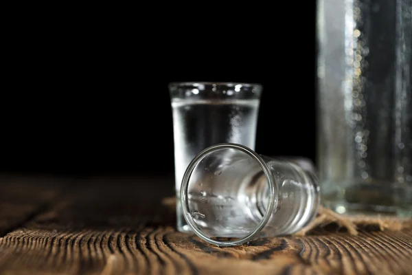 Colpo di ghiaccio Vodka fredda — Foto Stock