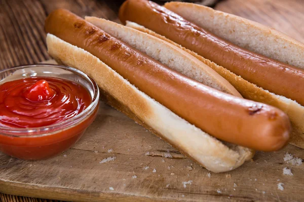Zuivere hotdogs — Stockfoto
