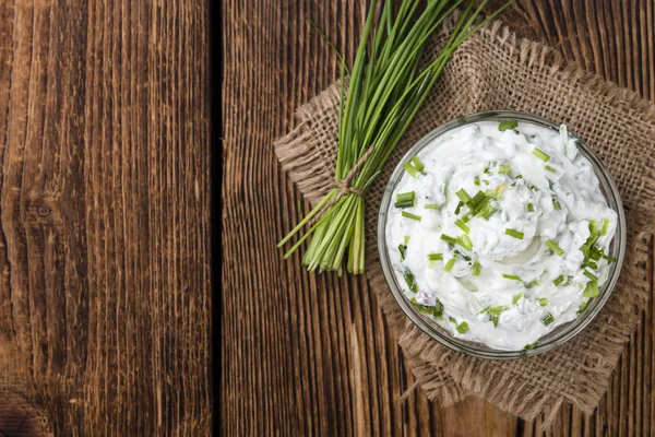 Čerstvý tvaroh vyrobený Herb — Stock fotografie