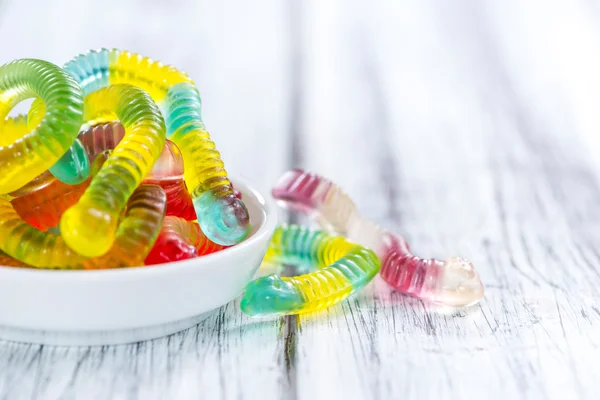 Része a Gummi cukorkák — Stock Fotó