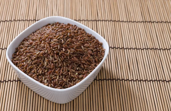 Portion of red Rice — Stock Photo, Image