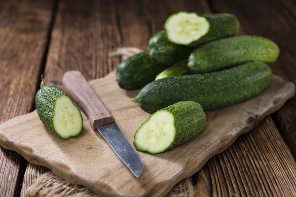 Piccoli Gherkins verdi — Foto Stock