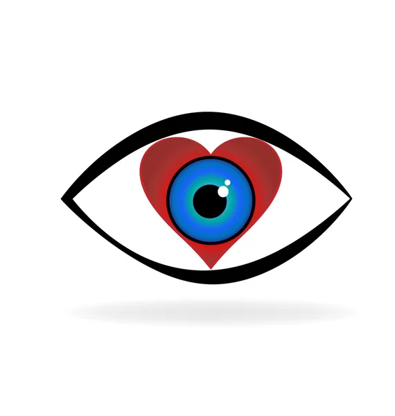 Logo vectoriel Eye love — Image vectorielle