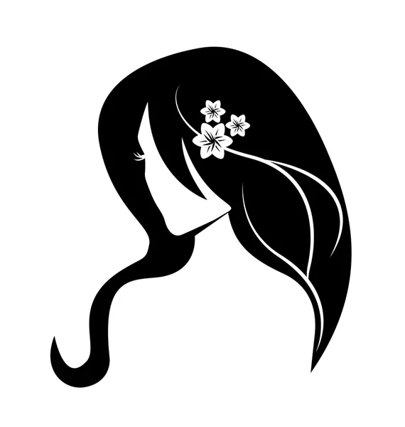 Logotipo da menina beleza —  Vetores de Stock