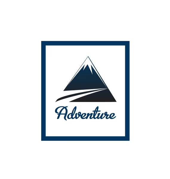 Mountainframe-Logo — Stockvektor