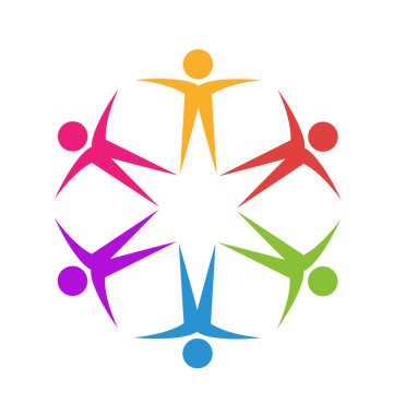 Logo çalışması dostluk iş