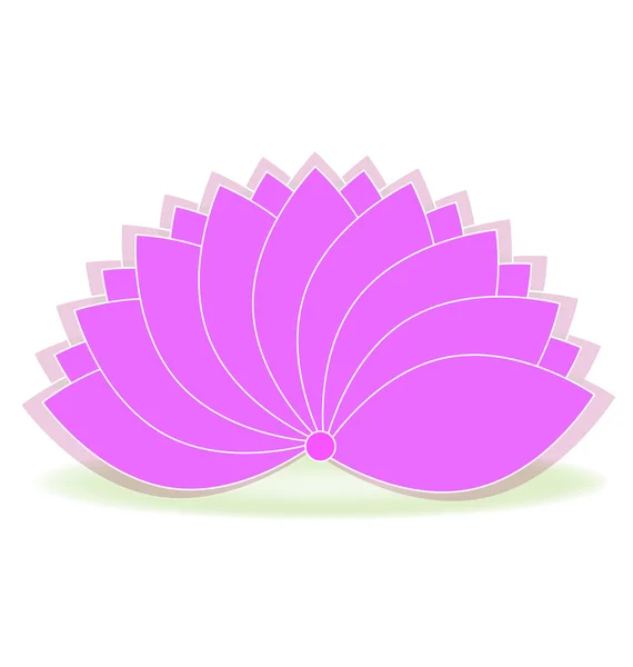 莲花象征标志 — 图库矢量图片