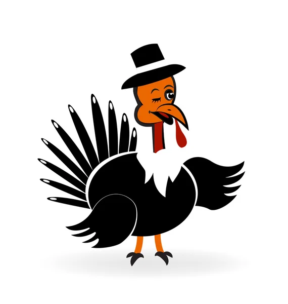 Logo de Thanksgiving Turquie — Image vectorielle