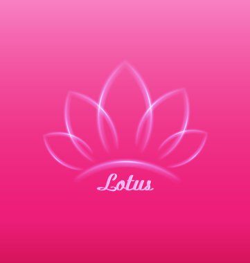 Lotus çiçeği spa logosu