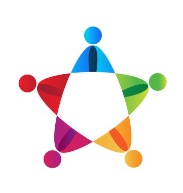 Logo çalışması iş adamları 