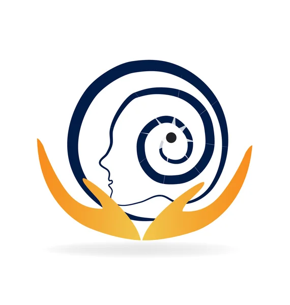 Logo geestelijke gezondheidszorg — Stockvector