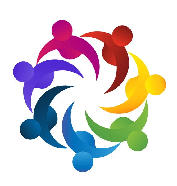 Логотип ділових людей — стоковий вектор