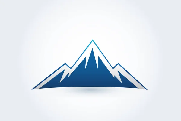 Logo Montagne Icona Logotipo Vettoriale Identità Business Card Grafica Logotipo — Vettoriale Stock