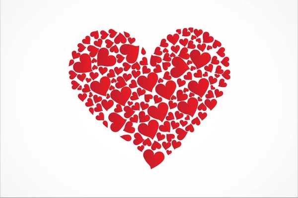 Logo Schöne Liebe Herz Für Valentinstag Symbol Vektor Web Bild — Stockvektor