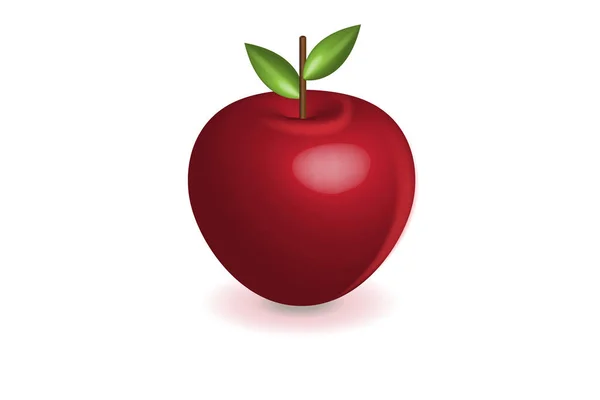 Яблочный Символ Иконки Логотипа Образования Графический Векторный Шаблон Изображения — стоковый вектор