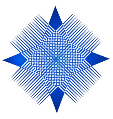 abstrat mavi grafik uygulama kartvizit logosu