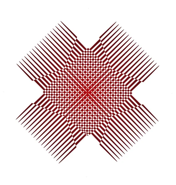 抽象的红色图形应用程序徽标 — 图库矢量图片