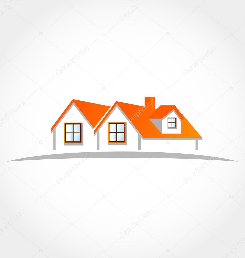 Houses apartments vector logo icon design element