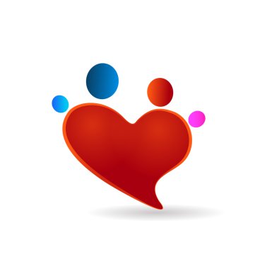 Aile kalp Birliği rakamlar logosu