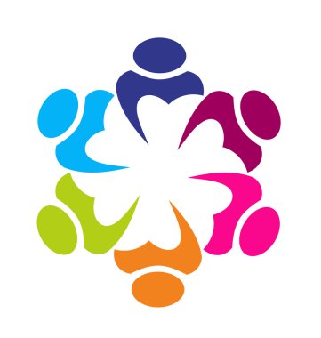 Logo Birliği iş ortakları simgesi kavramı