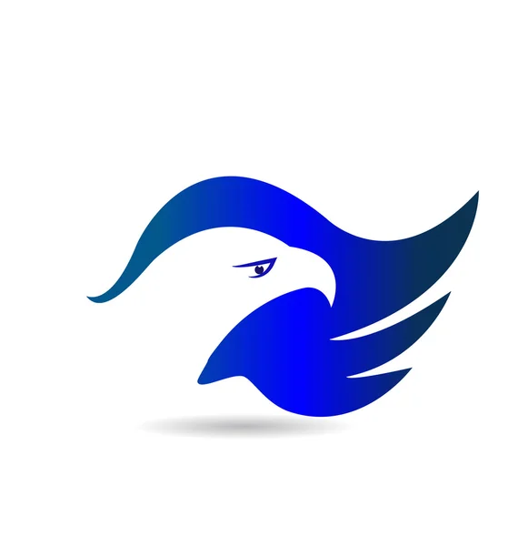 American Eagle logotipo azul — Vetor de Stock