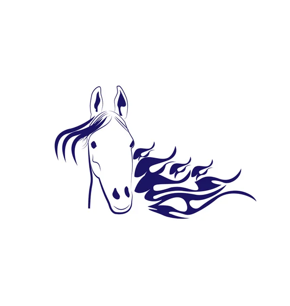 Άλογο λογότυπο φορέα — Διανυσματικό Αρχείο