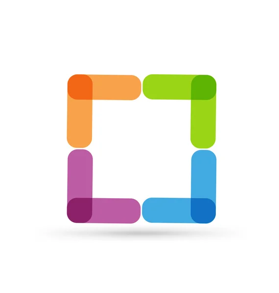 Logo visitekaartje abstract — Stockvector