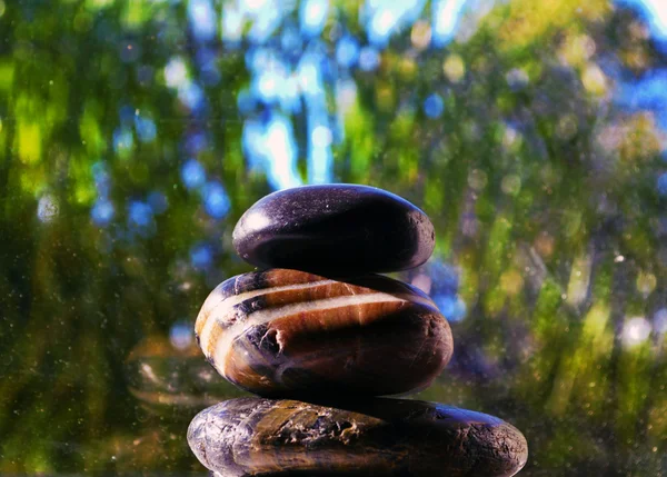 Спа-центр Zen каменів — стокове фото