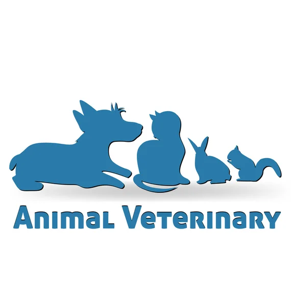 Husdjur-logotypen vektor — Stock vektor