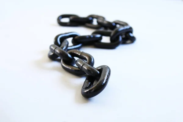 Černý Kovový Řetěz — Stock fotografie