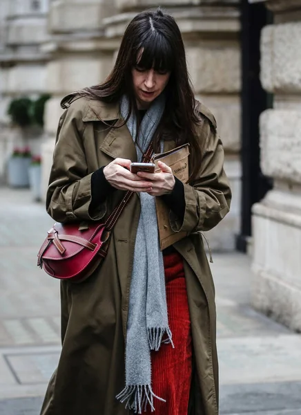 London Februari 2019 Kvinnor Gatan London — Stockfoto