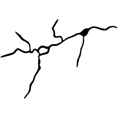 Kintsugi esprisi. Deprem ve zemin çatlakları, delik etkisi, Craquelure ve hasarlı doku. Vektör illüstrasyonları kintsugi dekorasyonları, deprem, kaza, yıkım konularında kullanılabilir.