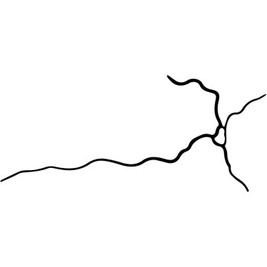 Kintsugi esprisi. Deprem ve zemin çatlakları, delik etkisi, Craquelure ve hasarlı doku. Vektör illüstrasyonları kintsugi dekorasyonları, deprem, kaza, yıkım konularında kullanılabilir.