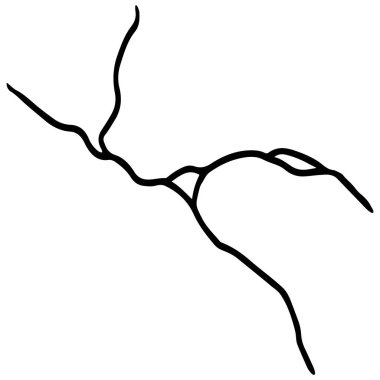Kintsugi esprisi. Deprem ve zemin çatlakları, delik etkisi, Craquelure ve hasarlı doku. Vektör illüstrasyonları kintsugi dekorasyonları, deprem, kaza, yıkım konularında kullanılabilir.