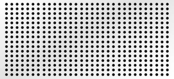 Yuvarlak delikli tahta. Çalışan bank araçları için beyaz tahta delinmiş doku arka planı. Vektör illüstrasyonu.