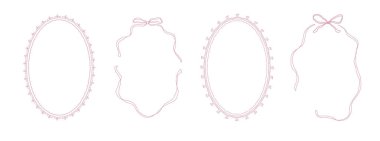 Çok güzel detaylandırılmış danteller ve tuhaf bir dokunuşla fiyonk çerçeveler. Sevgililer Günü ya da düğün kırtasiyesi için ideal.