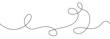 Soyut kablo esinlenmiş çizgi çizimi