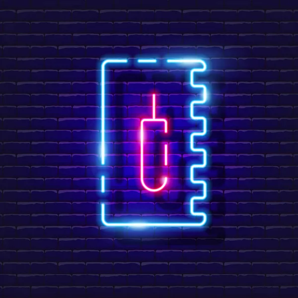 Concrete Trowel Neon Icon Vector Illustration Design Repair Tool Glowing — 图库矢量图片