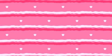 Bebek gingham ve kalp çizgileri olan çizgili suluboya dalgalar. Kusursuz masa örtüsü pembesi, kumaş valentinler siyah ve dama tahtası beyaz ekoseli. Yazdırmalı şirin çizgili işaretleyici.